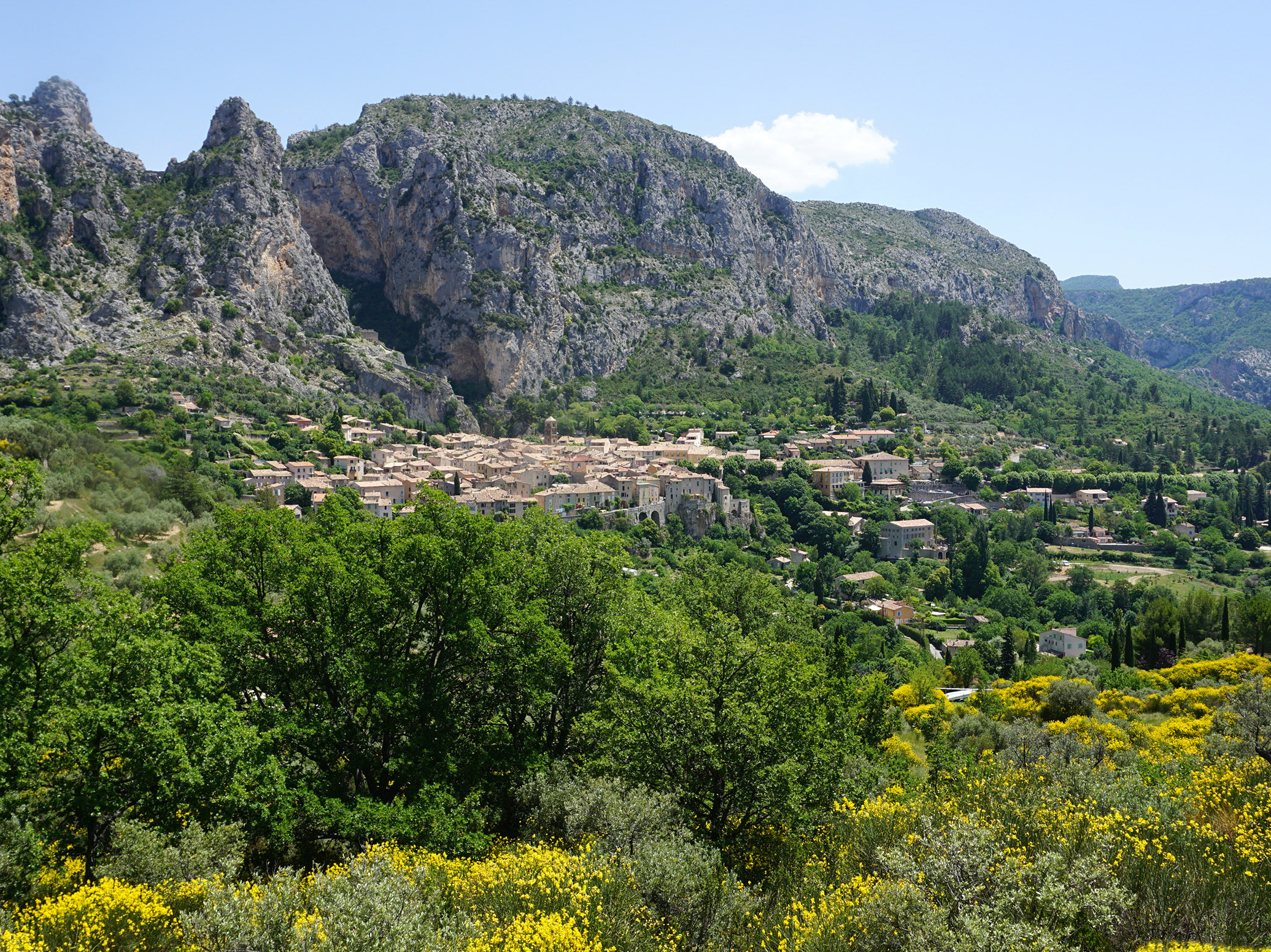 Mountainbiken in der Provence in Frankreich