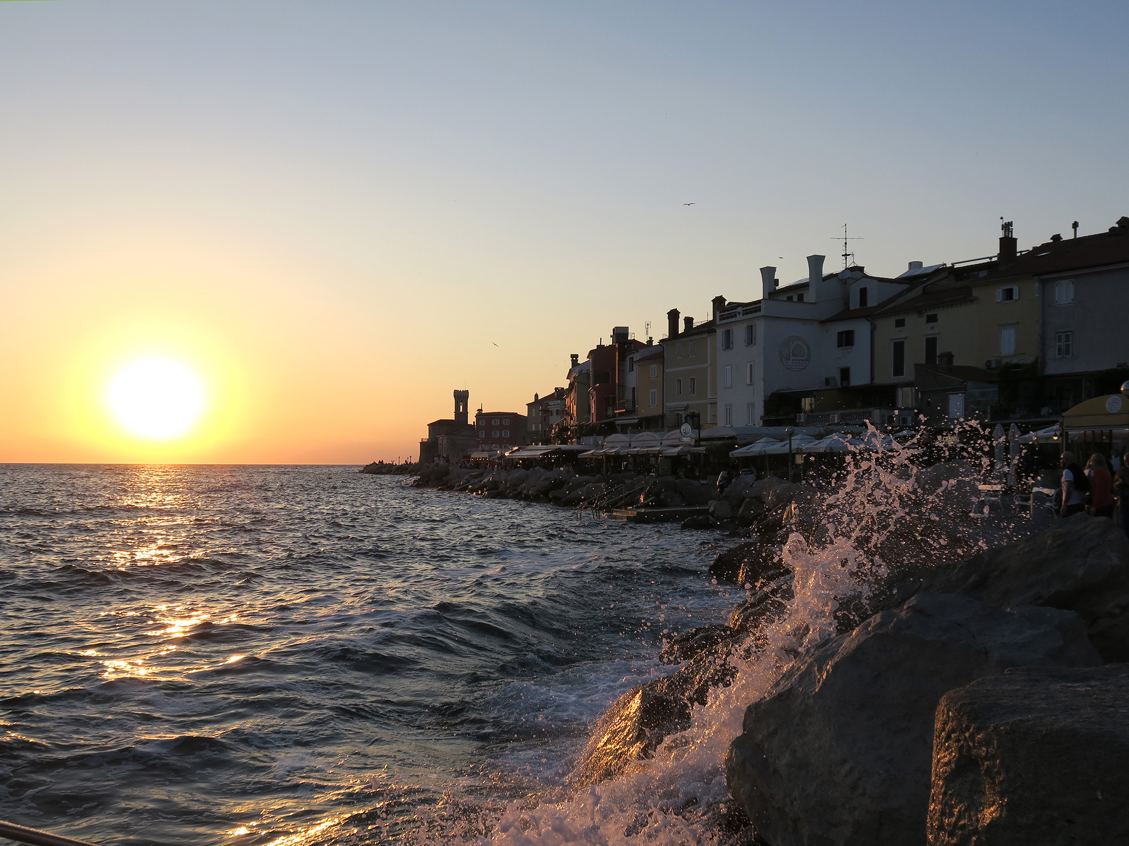 Ausblick aufs Meer – Ende der Transslowenien in Piran